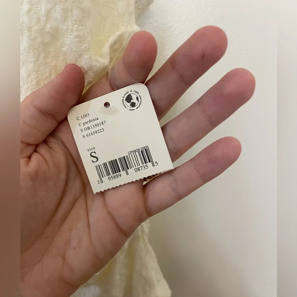 NWT Free People|| Gardenia Cutout Cami Tank, Size Small - Picture 6 of 11